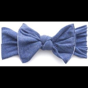 NWOT Baby Bling Stonewash Denim Knot